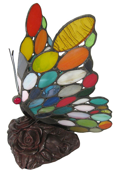 Tiffany Butterfly Spot Design Lamp - Click Image to Close